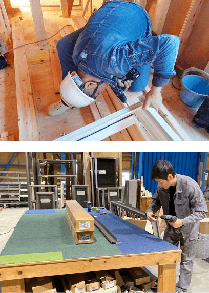 ガラス工事・サッシ工事の仕事について